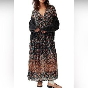 Free People See It Through Maxi Dress